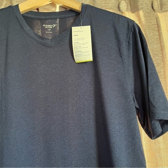NWT Old Navy Active Blue Short Sleeve Tee Shirt Size Small - Picture 5 of 10